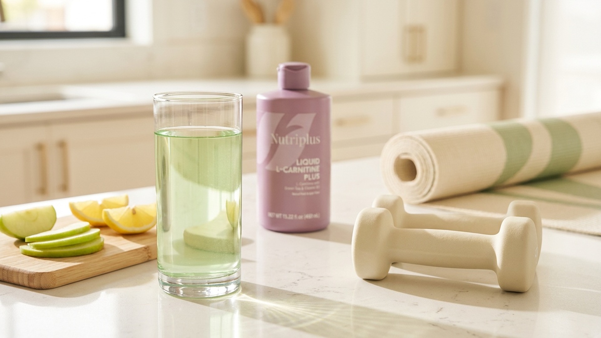 Mujer activa con L-Carnitina Farmasi