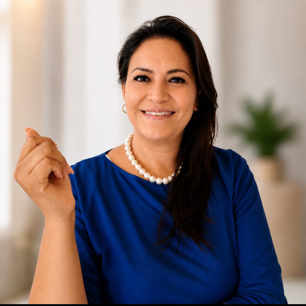 Ivonne Sierra, asesora financiera experta en pensiones e inversiones, retrato profesional corporativo